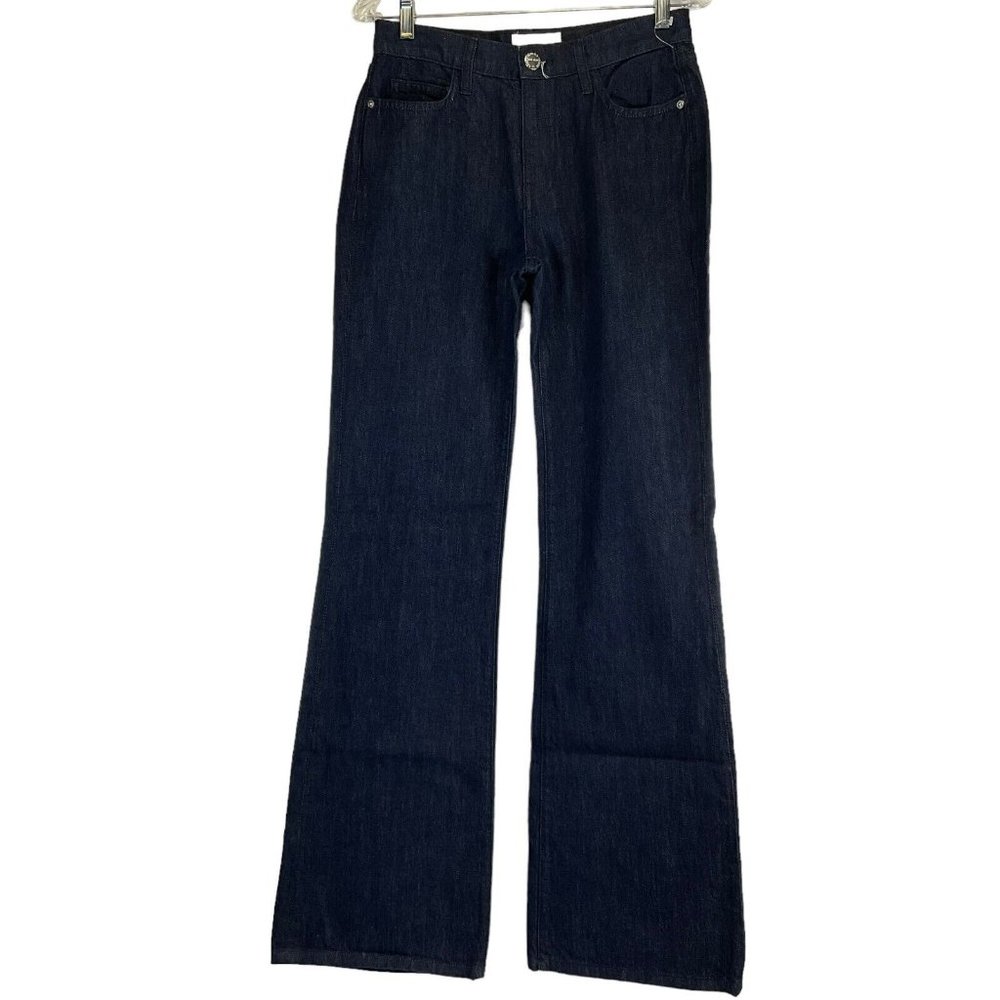 Current/Elliott Jeans Women's Size 27 Blue Flare Leg Mid-Rise Denim Pants Nwot